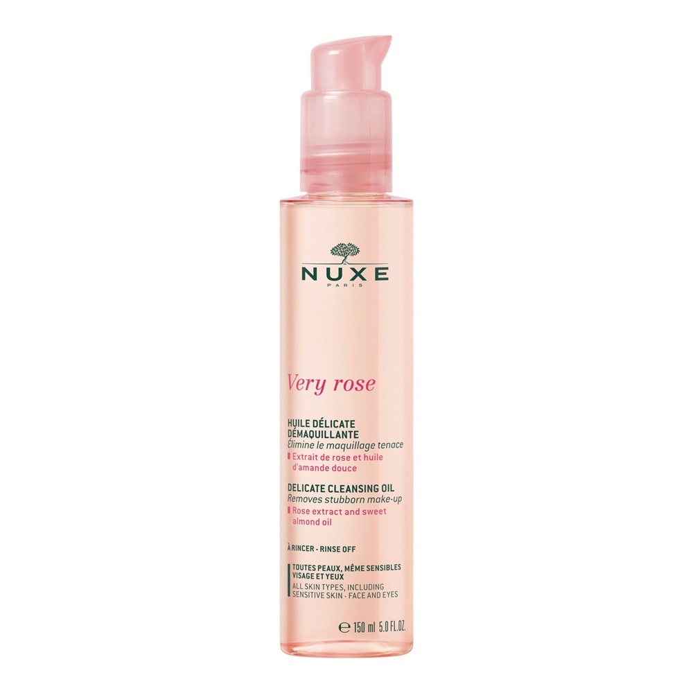 Ulei delicat de curatare Very Rose, 150 ml, Nuxe