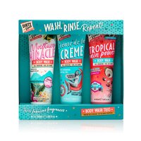 Set gel de duș Body Wash Trio, 3 x 50 ml, Dirty Works