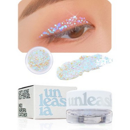 Gel cu sclipici Nuanta N1 Aurora Catcher Get Loose, 4 g, Unleashia 589426