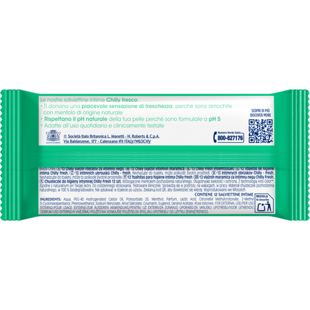 Servetele pentru igiena intima Fresh, 12 bucati, Chilly 753303