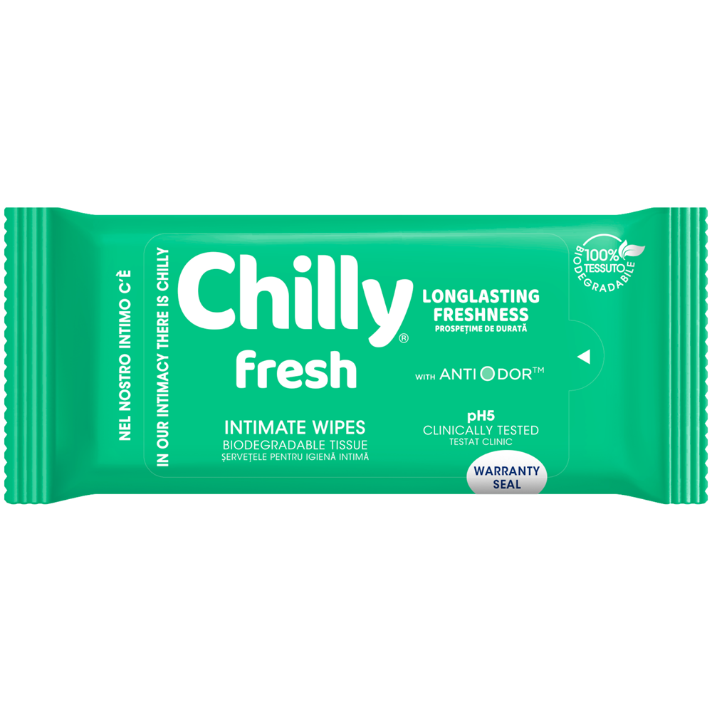 Servetele pentru igiena intima, Fresh, 12 bucati, Chilly