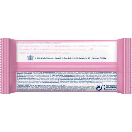 Servetele pentru igiena intima, Delicate, 12 bucati, Chilly 694647