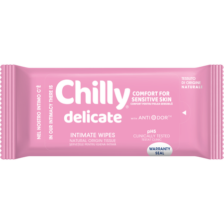 Servetele pentru igiena intima, Delicate, 12 bucati, Chilly