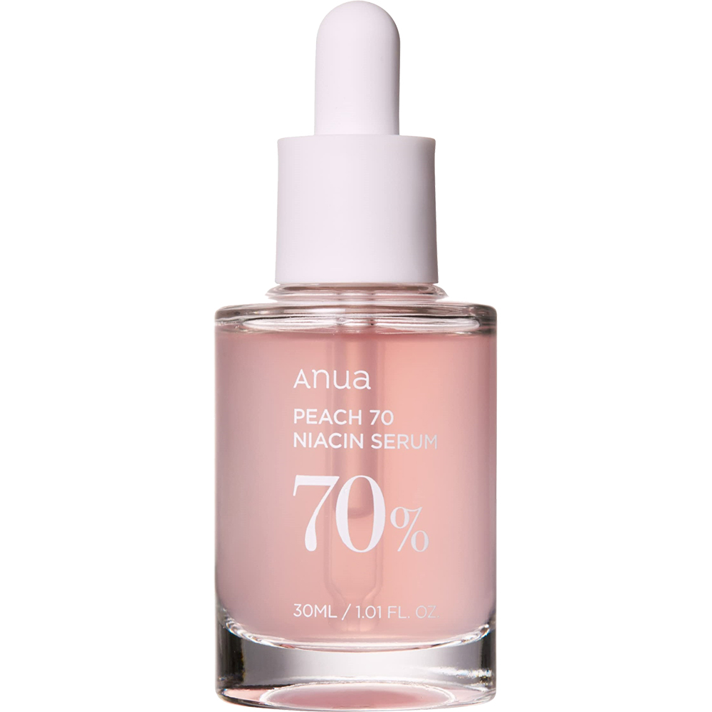 Ser revitalizant cu niacin și 70% extract de piersici, 30 ml, Anua