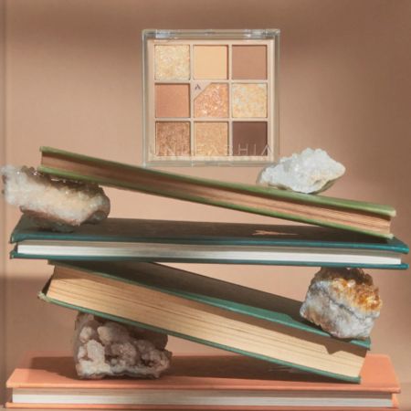 Paleta de farduri pentru ochi Nuanta N2 All of Brown Glitterpedia, 6.2 g, Unleashia 589532