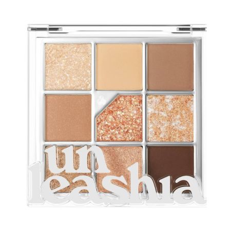 Paleta de farduri pentru ochi Nuanta N2 All of Brown Glitterpedia, 6.2 g, Unleashia