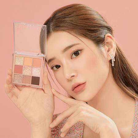 Paleta de farduri pentru ochi Nuanta N3 All of Coralpink Glitterpedia, 6.2 g, Unleashia 589538