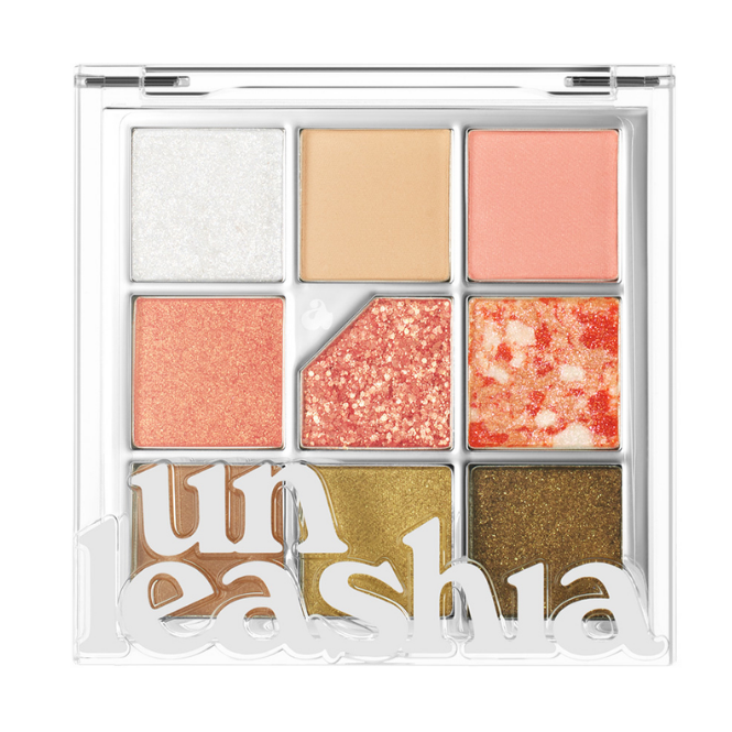 Paleta de farduri pentru ochi Nuanta N6 All of Citrus Glitterpedia, 6.2 g, Unleashia