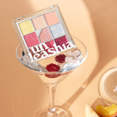 Paleta de farduri pentru ochi Nuanta N7 All of Peach Ade Glitterpedia, 6.2 g, Unleashia 589558