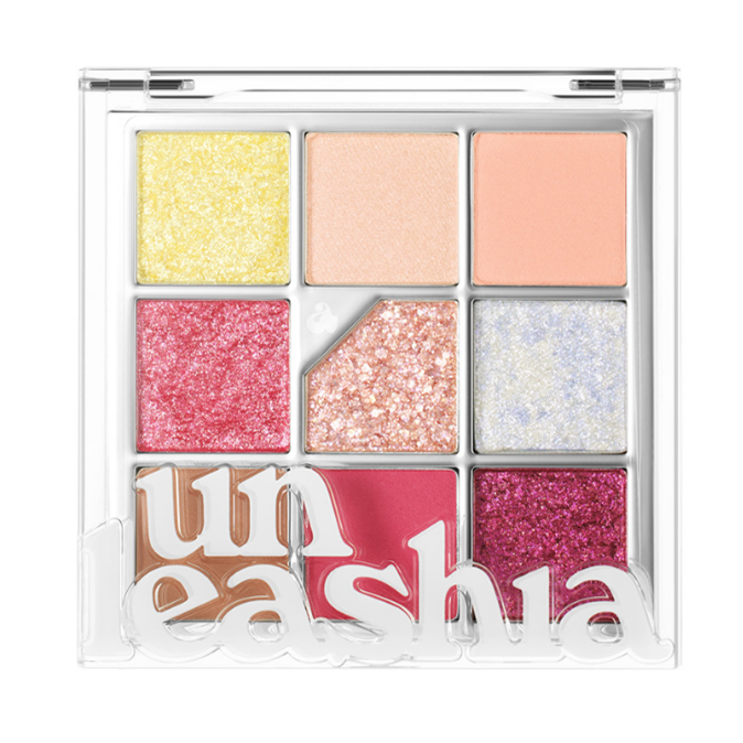 Paleta de farduri pentru ochi Nuanta N7 All of Peach Ade Glitterpedia, 6.2 g, Unleashia