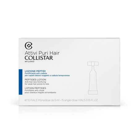 Fiole cu peptide impotriva caderii parului, 15 bucati x 5 ml, Collistar