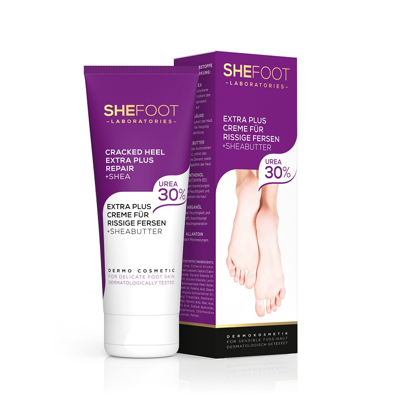 Crema pentru calcaie crapate 30% uree SheFoot, 75 ml, Bielenda