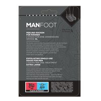Sosete exfoliante pentru barbati ManFoot, 1 pereche, Bielenda