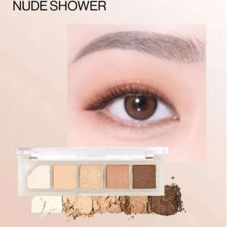 Paleta de farduri pentru ochi Nuanta No. 3 Nude Shower Mood Shower, 4 g, Unleashia 589781