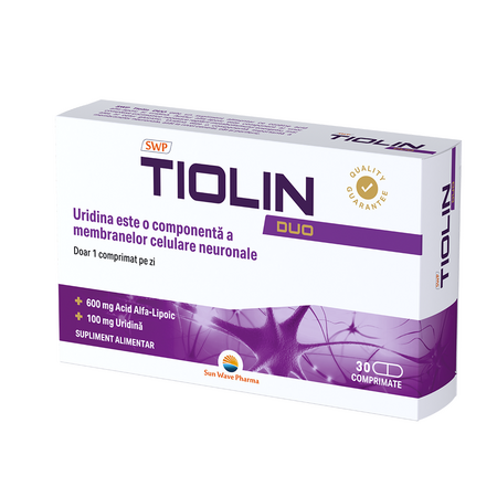 Tiolin DUO, 30 comprimate, Sun Wave Pharma 639684