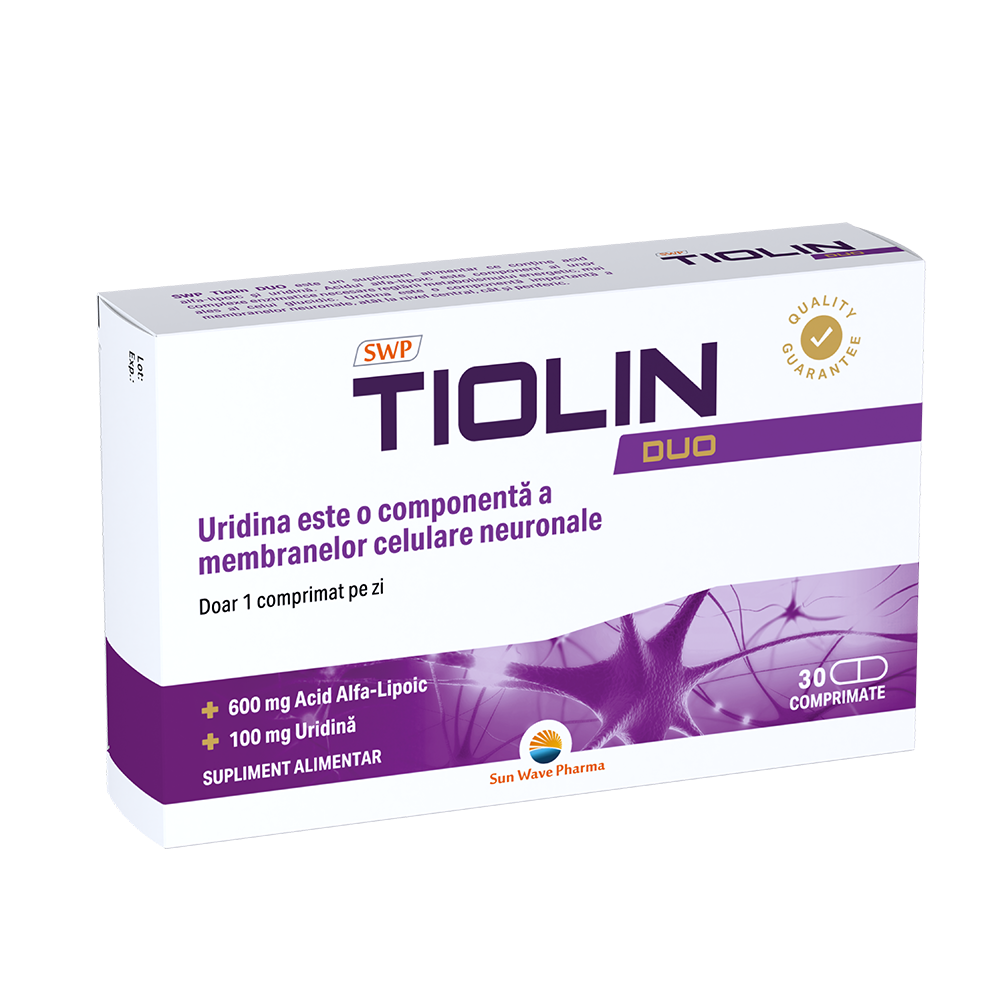 Tiolin DUO, 30 comprimate, Sun Wave Pharma