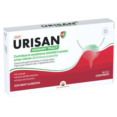 Urisan GR Urinary Tract, 10 comprimate, Sun Wave Pharma