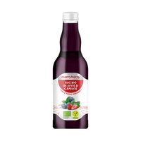 Suc bio de afine si capsuni, 200 ml, MerryBerry