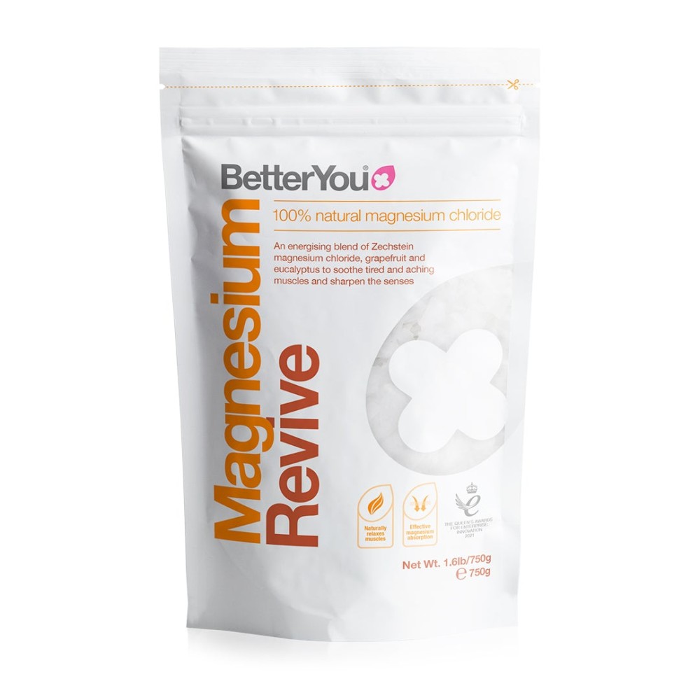 Fulgi de baie cu magneziu Magnesium Revive, 750 g, BetterYou