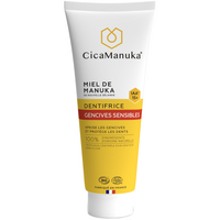 Pasta de dinti pentru gingii sensibile cu miere de manuka IAA15+, ecologica, 75 ml, CicaManuka