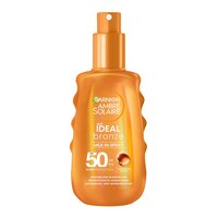 Spray de corp intensificator cu protectie solara SPF 50 Ideal Bronze Ambre Solaire, 150 ml, Garnier