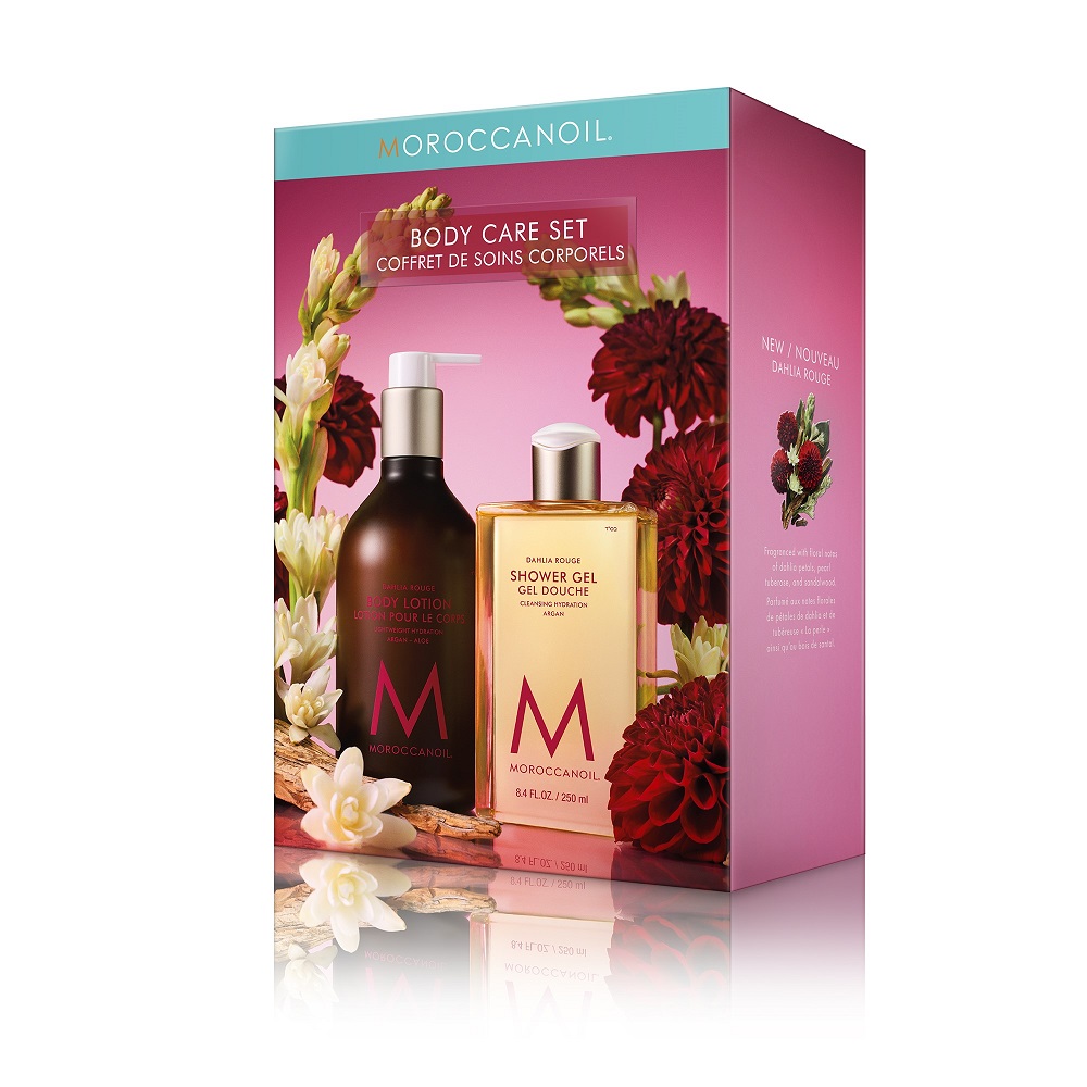 Set pentru ingrijirea corpului Dahlia Rouge, Moroccanoil