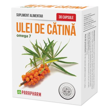 Ulei de Catina Omega 7, 30 capsule, Parapharm