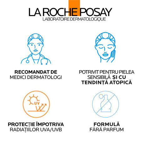 Lapte hidratant cu protectie solara SPF 50+ pentru copii Anthelios UVmune 400 Dermo-Pediatrics, 75 ml, La Roche-Posay 600132