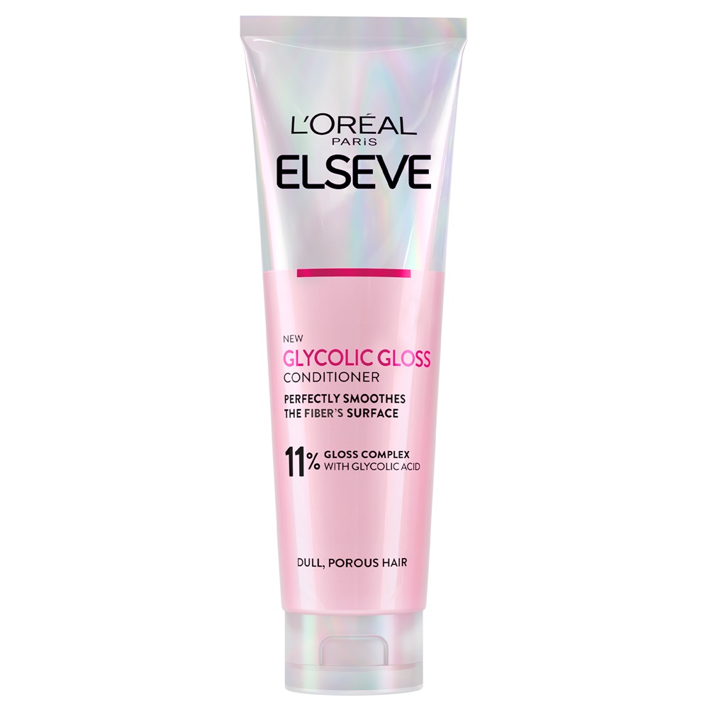 Balsam pentru stralucirea parului cu 11% acid glicolic Glycolic Gloss, 150 ml, Elseve