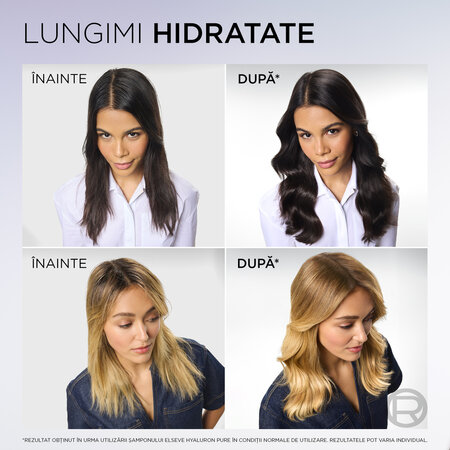 Balsam rehidratant pentru scalp si radacini grase si lungimi deshidratate Hyaluron Pure, 200 ml, Elseve 695990