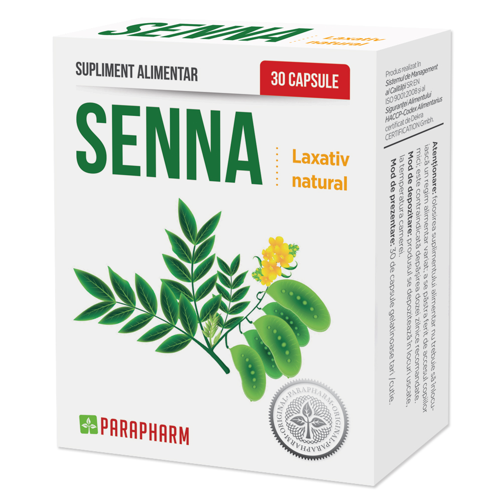 Senna, 30 capsule, Parapharm