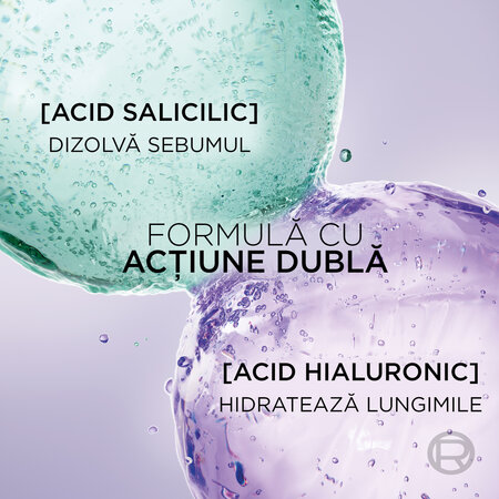 Sampon purificator pentru scalp si radacini grase si lungimi deshidratate Hyaluron Pure, 250 ml, Elseve 696006
