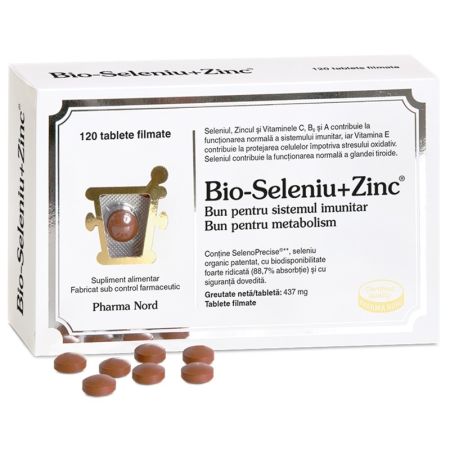 Bio-Seleniu + Zinc, 120 tablete, Pharma Nord