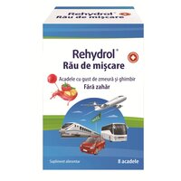 Acadele pentru rau de miscare Rehydrol, 8 acadele, MBA Pharma Innovation