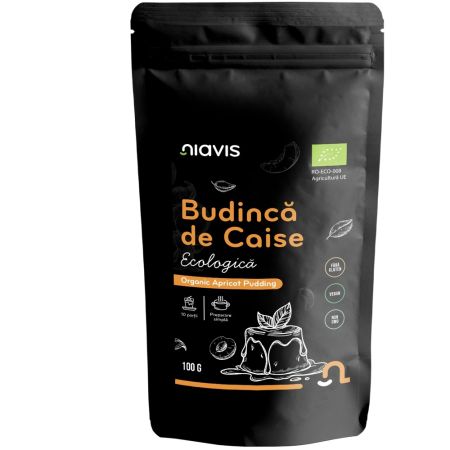 Budinca de caise fara gluten Ecologica BIO, 100 g, Niavis