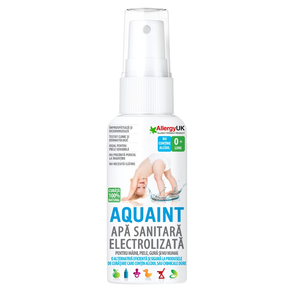 Apa sanitara electrolizata Aquaint, 50 ml, Opus Innovations