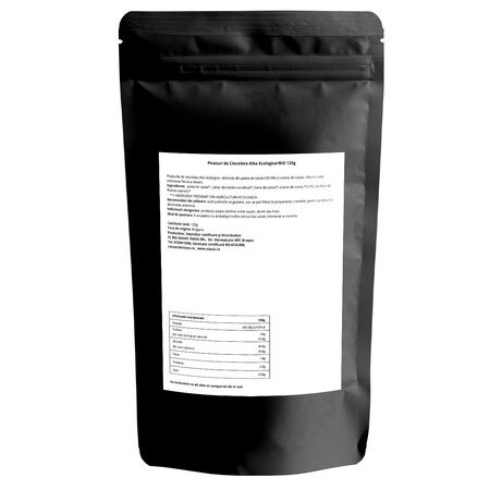 Picaturi de ciocolata alba Bio, 125 g, Niavis 601628