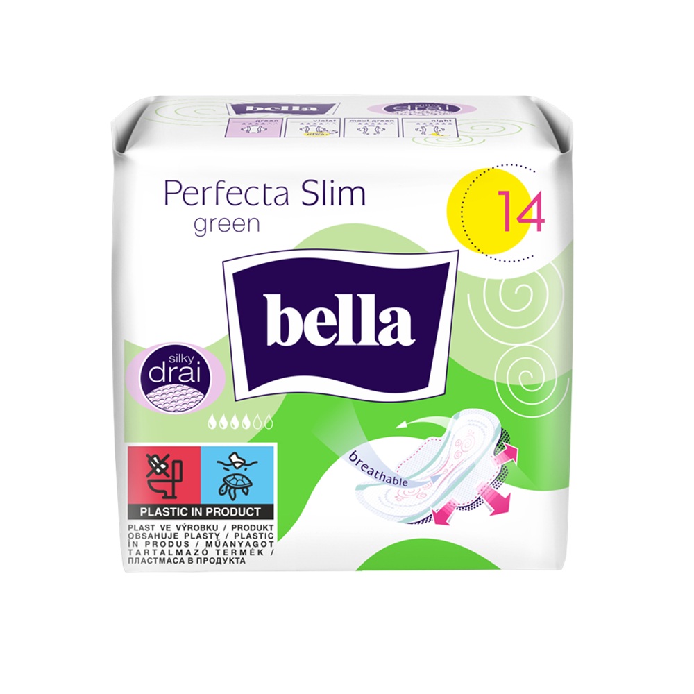 Absorbante Perfecta Ultra Green, 14 bucati, Bella
