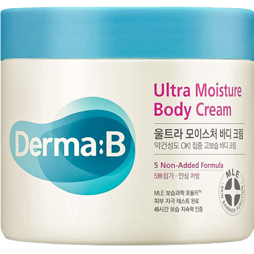 Crema ultra-hidratantă pentru corp Daily Ultra Moisture Body Cream, 430 ml, Derma:B