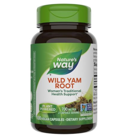 Wild Yam Root Natures Way, 100 capsule, Secom