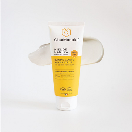 Balsam de corp reparator cu 10% miere de Manuka IAA10+, ecologica, 200 ml, CicaManuka 657185