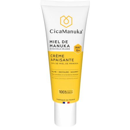 Crema calmanta cu 20% miere de Manuka IAA15+, ecologica, 40 ml, CicaManuka