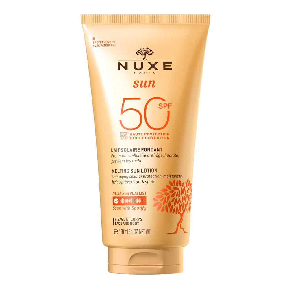 Lotiune cu protectie solara SPF50 pentru fata si corp Sun, 150 ml, Nuxe