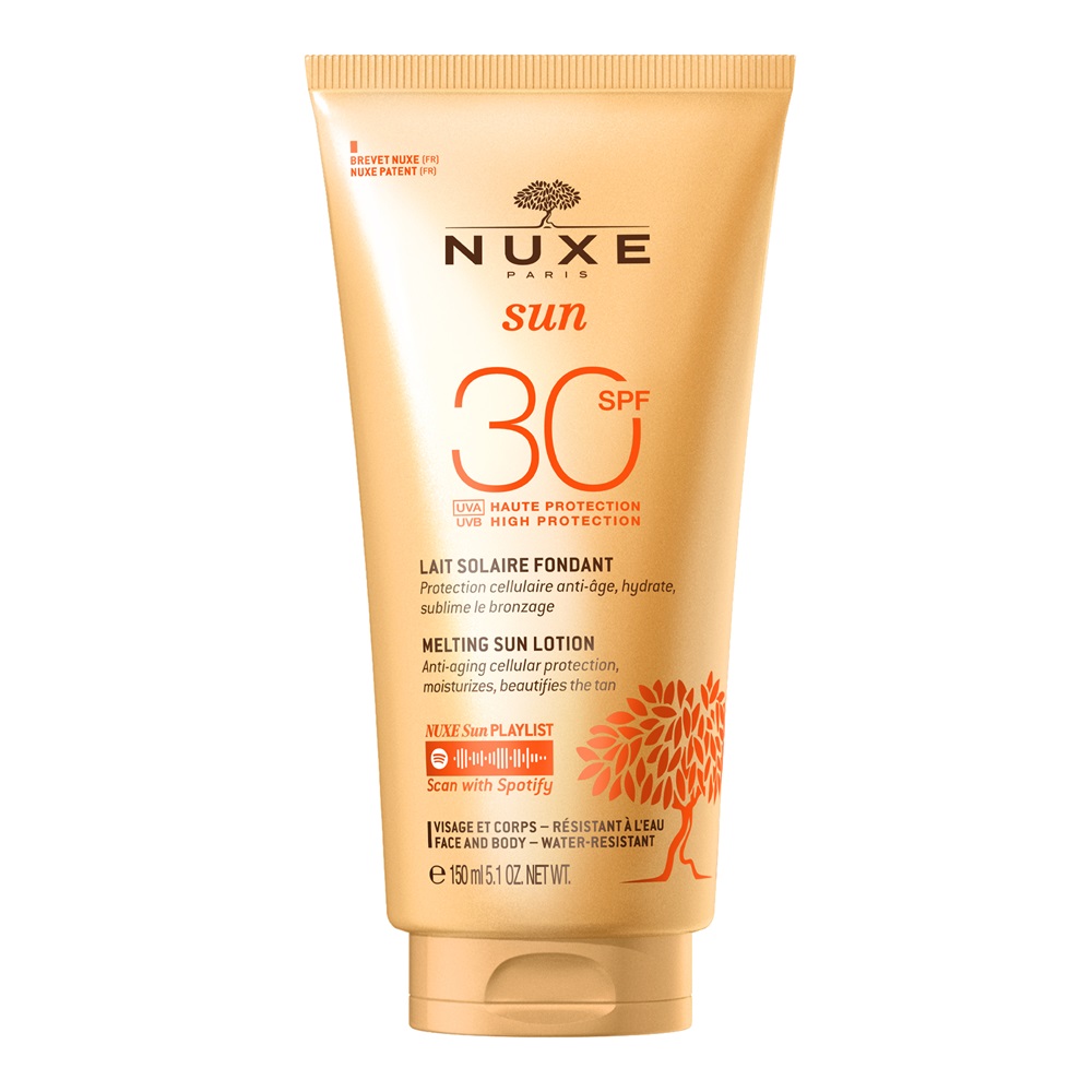 Lotiune cu protectie solara pentru fata si corp SPF30 Sun, 150 ml, Nuxe