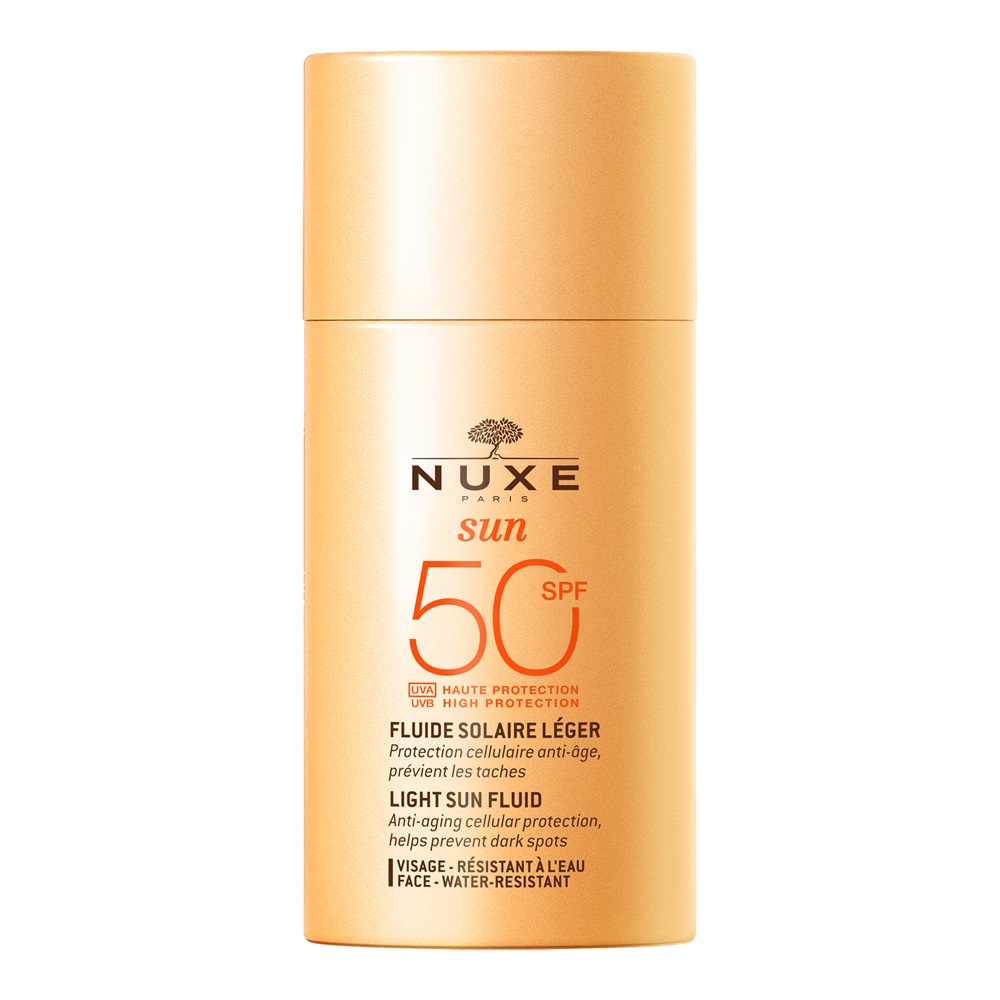 Fluid cu protectie solara SPF50 pentru toate tipurile de ten Sun, 50 ml, Nuxe