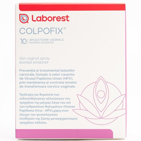 Gel vaginal spray Colpofix, 20 ml + 10 aplicatoare, Laborest Italia