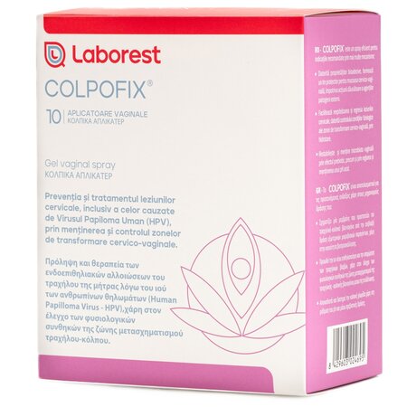 Gel vaginal spray Colpofix, 20 ml + 10 aplicatoare, Laborest Italia 721196