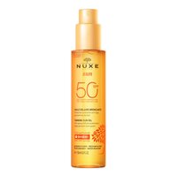 Ulei pentru bronzat cu protectie solara SPF50 Sun, 150 ml, Nuxe