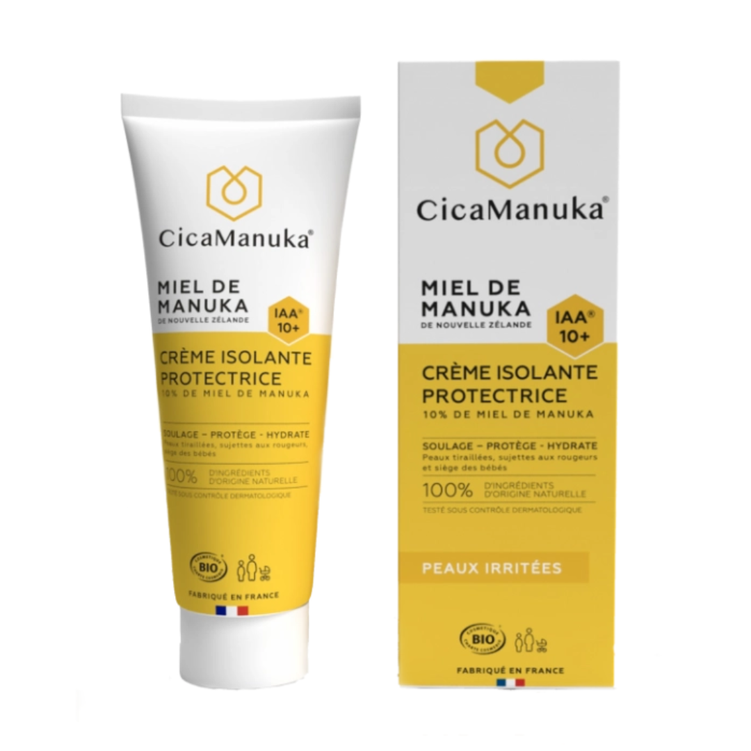 Crema protectoare 10% miere de manuka IAA10+, ecologica, 75 ml, CicaManuka