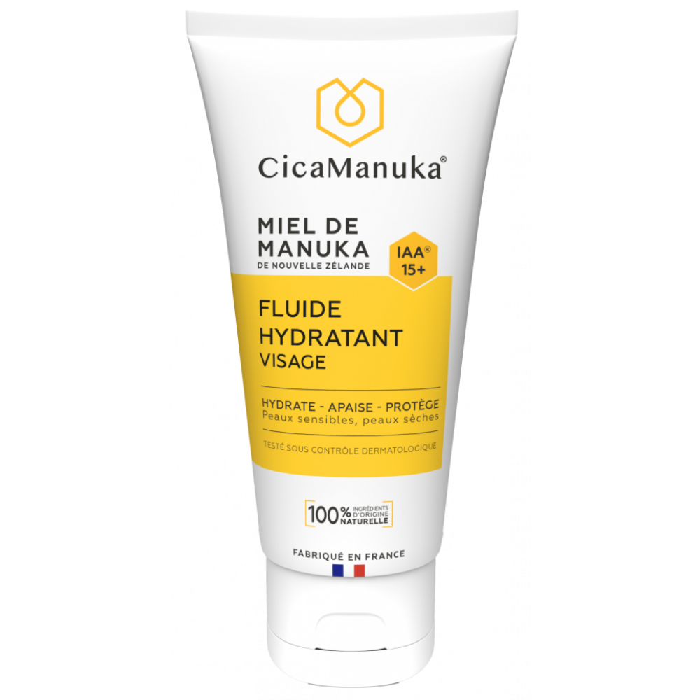 Lapte de fata hidratant cu miere de manuka iaa15+, ecologica, 50 ml, CicaManuka
